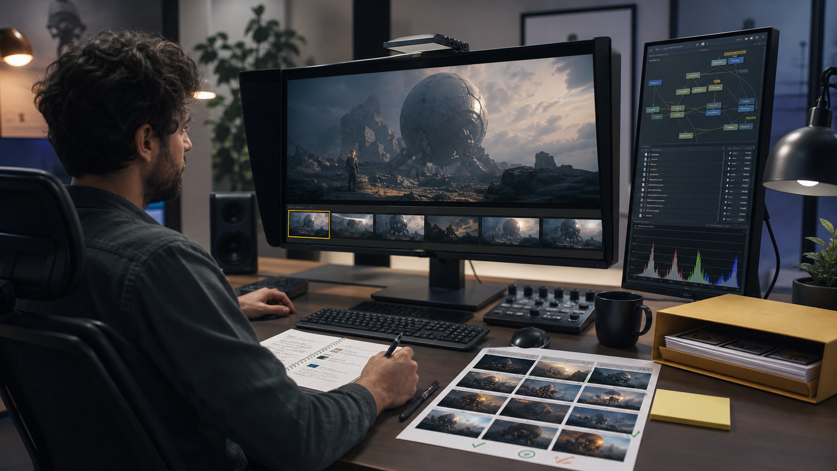 Quality check of delivered animation render frames